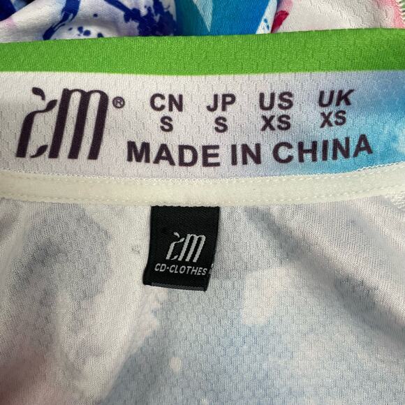 CHUANG DI Womens Cycling Jersey Front Pockets Non Slip Waist size XS - Picture 14 of 15